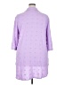 Unbranded 100% Polyester Purple 3/4 Sleeve Blouse Size 2X - photo 2
