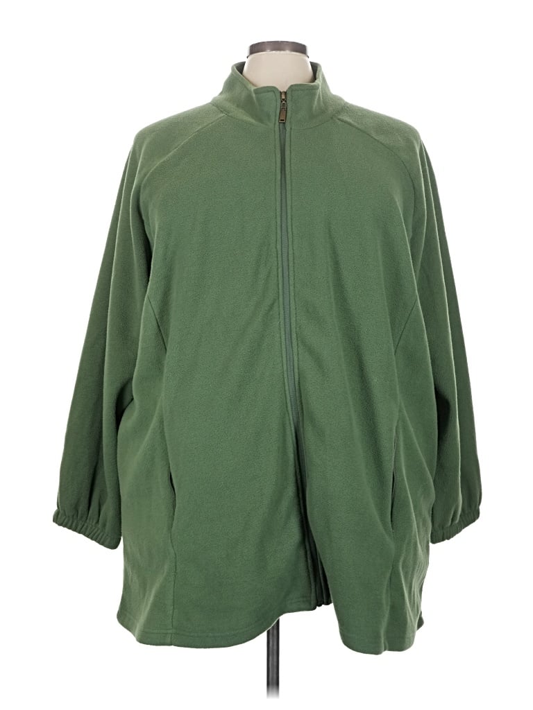 Pre-owned Avenue Poncho In Green