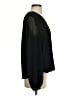 NYDJ 100% Recycled Polyester Black Long Sleeve Blouse Size S - photo 4