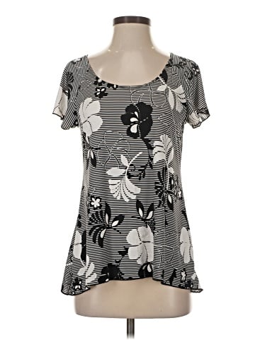Brittany Black Short Sleeve Top (view 1)