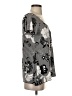 Brittany Black Gray Short Sleeve Top Size P (petite) - photo 4