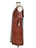 MSK Animal Print Orange Casual Dress Size M (petite) - photo 5
