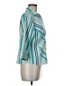 Fred David Teal 3/4 Sleeve Blouse Size M (petite) - photo 4