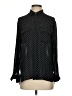Zara Basic Polka Dots Black Long Sleeve Blouse Size S - photo 1