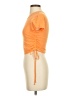 Lovers + Friends Orange Short Sleeve Top Size S - photo 5
