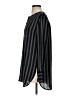 Ann Taylor LOFT 100% Polyester Stripes Black Long Sleeve Blouse Size S - photo 5