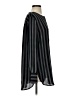 Ann Taylor LOFT 100% Polyester Stripes Black Long Sleeve Blouse Size S - photo 4