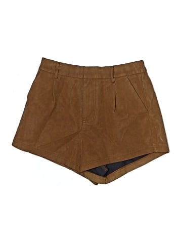 Free People Khaki Shorts (view 1)