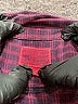 Converse One Star Plaid Burgundy Long Sleeve Button-Down Shirt Size L - photo 7