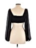 Forever 21 100% Polyester Black Tube Top Size L - photo 2