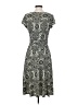 Unbranded Paisley Gray Casual Dress Size 00 (estimated) - photo 2