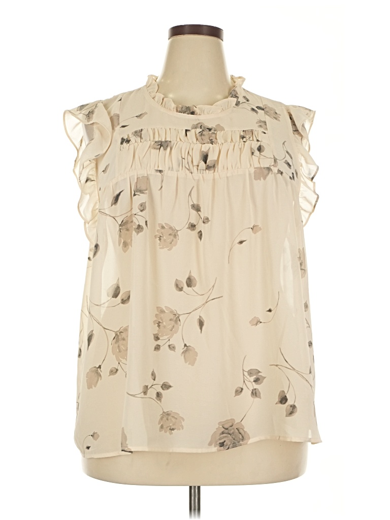 Pre-owned Torrid Sleeveless Blouse In Brown