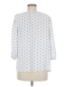 NYCC 100% Polyester Silver 3/4 Sleeve Blouse Size M - photo 2