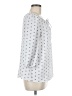 NYCC 100% Polyester Silver 3/4 Sleeve Blouse Size M - photo 4