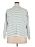 Unbranded 100% Cotton Stripes Teal Pullover Sweater Size 2X - photo 2