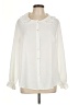 Shein Curve Ivory Long Sleeve Blouse Size 12 - photo 1