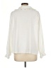 Shein Curve Ivory Long Sleeve Blouse Size 12 - photo 2