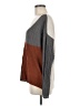 E&M Collection 100% Acrylic Color Block Gray Pullover Sweater Size M - photo 5