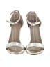 Allude Metallic Silver Gold Sandals Size 9 - photo 2