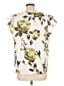 Shein Curve Ivory Short Sleeve Blouse Size 12 - photo 2