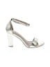 Allude Metallic Silver Gold Sandals Size 9 - photo 1