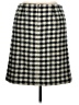 Talbots Houndstooth Gray Casual Skirt Size 14 - photo 2