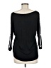 Cable & Gauge Black 3/4 Sleeve Top Size M - photo 2