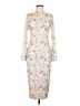 Shein Print Ivory Cocktail Dress Size M - photo 1