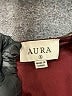 Aura 100% Polyester Burgundy Long Sleeve Blouse Size S - photo 7