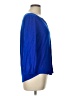 Cupio Blue 3/4 Sleeve Blouse Size L - photo 4