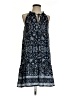 Max Studio 100% Polyester Paisley Blue Casual Dress Size XS - photo 1