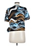 Unbranded 100% Polyester Blue Short Sleeve Blouse Size M - photo 2