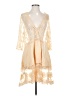 Assorted Brands Ivory Tan Swimsuit Cover Up Size 1 (estimated) - photo 1