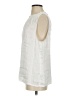 XCVI Ivory Sleeveless Blouse Size S - photo 5