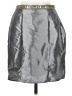 Symphony 100% Polyester Metallic Silver Casual Skirt Size 6 - photo 1