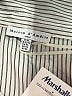 Maison d' Amelie Stripes Silver Long Sleeve Blouse Size XL - photo 7
