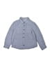 Feather 4 Arrow Chevron-herringbone Blue Long Sleeve Button-Down Shirt Size 5 - photo 1