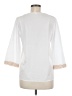 Unbranded Ivory 3/4 Sleeve Blouse Size M - photo 2