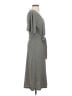 H&M Checkered-gingham Gray Casual Dress Size S - photo 4