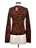 Guess Animal Print Orange Pullover Sweater Size S - photo 2
