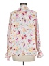 Unbranded Floral Pink Long Sleeve Blouse Size M - photo 2