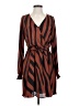 Peyton Jensen 100% Polyester Animal Print Brown Casual Dress Size S - photo 1