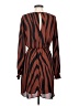 Peyton Jensen 100% Polyester Animal Print Brown Casual Dress Size S - photo 2