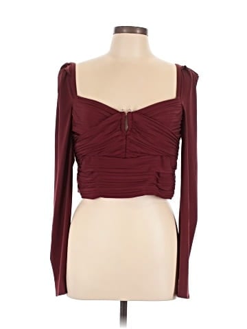 Self-Portrait Long Sleeve Top (view 1)