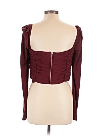 Self-Portrait Long Sleeve Top (view 2)