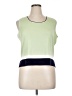 MING WANG Green Sleeveless Top Size XL - photo 1