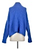 Scoop Solid Blue Pullover Sweater Size S - photo 2