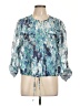 Ruby Rd. Blue Jacket Size 10 - photo 1