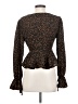 Shein 100% Polyester Brown Long Sleeve Blouse Size S - photo 2