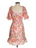 Adelyn Rae 100% Polyester Floral Pink Cocktail Dress Size S - photo 2